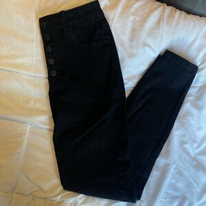 black high rise jeggings never worn